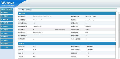 W78CMS企業(yè)網(wǎng)站管理系統(tǒng)簡體中文版